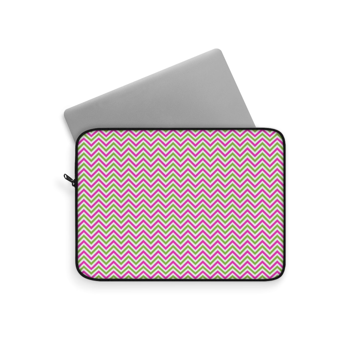 Colorful Chevron Laptop Sleeve, Cute Tech Organizer, Perfect Gift for Students, Work, and Travel, Stylish Computer Case