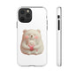 Cute Bear Phone Case, Tough Cases, Animal Lover Gift, Kids Accessories, Mother’s Day, Heartwarming Design