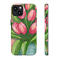Floral Phone Case with Vibrant Tulips - Tough Cases for Garden Lovers, Spring Gifts, Nature Enthusiasts, Unique Gadget Accessories, [...]