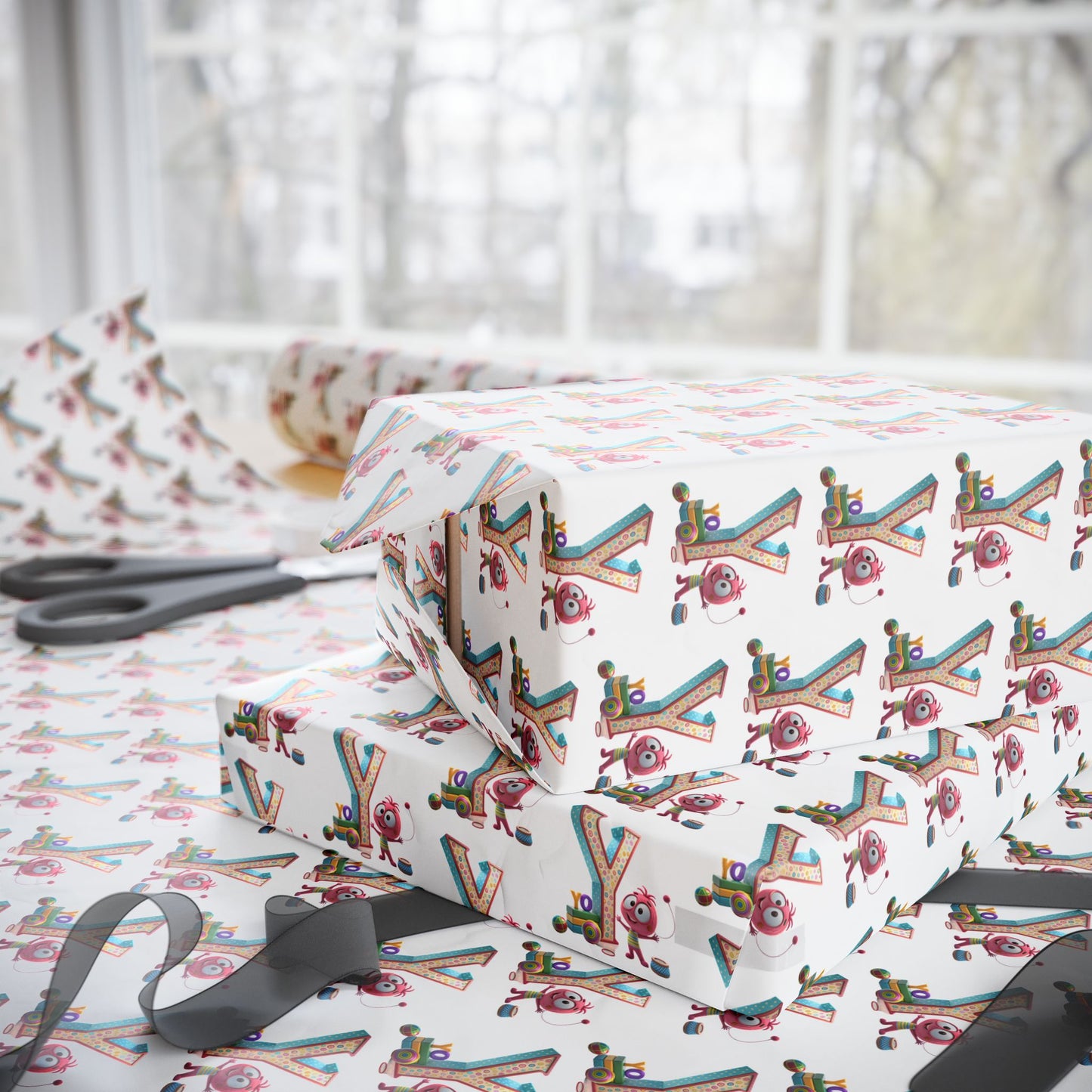 Charming Wrapping Paper for All Occasions, Gift Wrap, Party Supplies, Holiday Wrapping, Eco-Friendly Gift Wrap