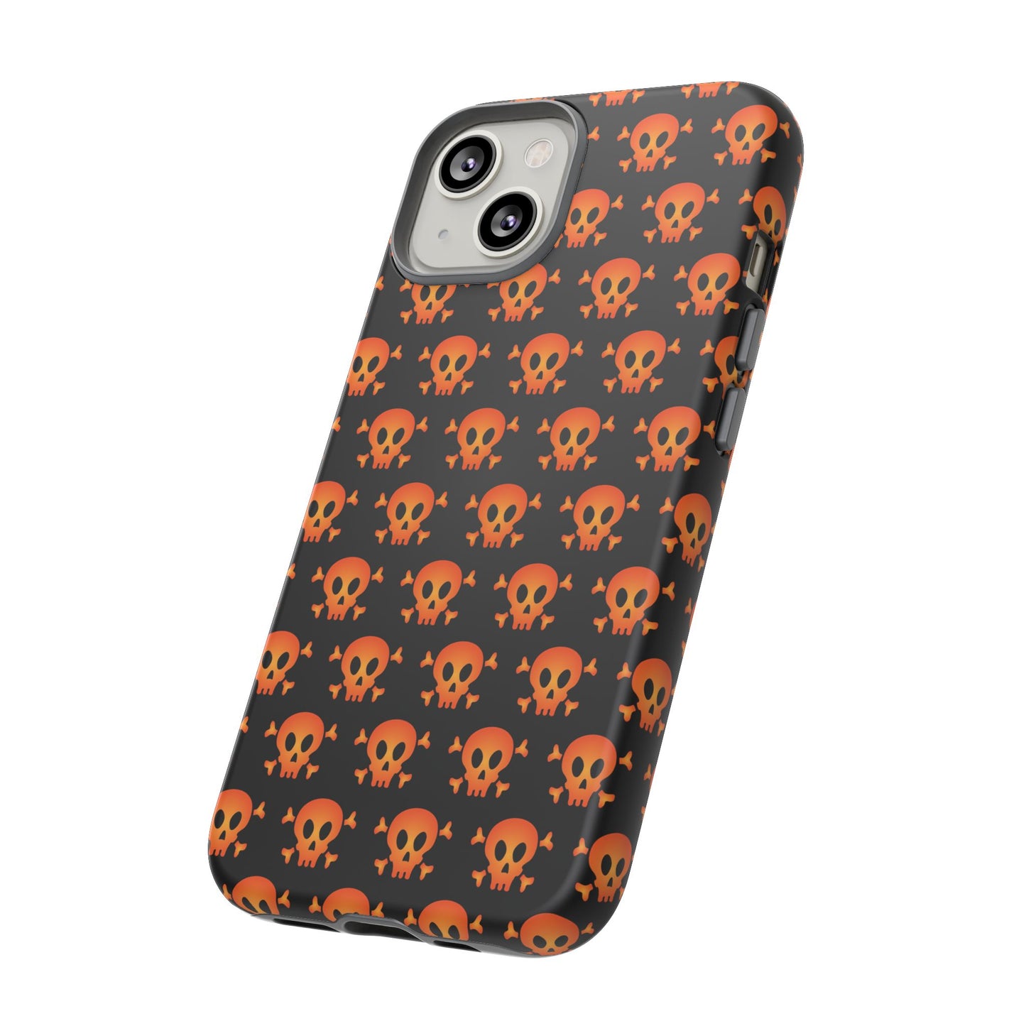 Halloween Skull Phone Case, Spooky Mobile Cover, Trick or Treat Accessory, Goth Gift, Skull Pattern Design
