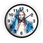 Serene Virgin Mary Wall Clock - Spiritual Home Decor, Religious Gift, Timeless Artistic Piece, Faith-Based Office Accessory