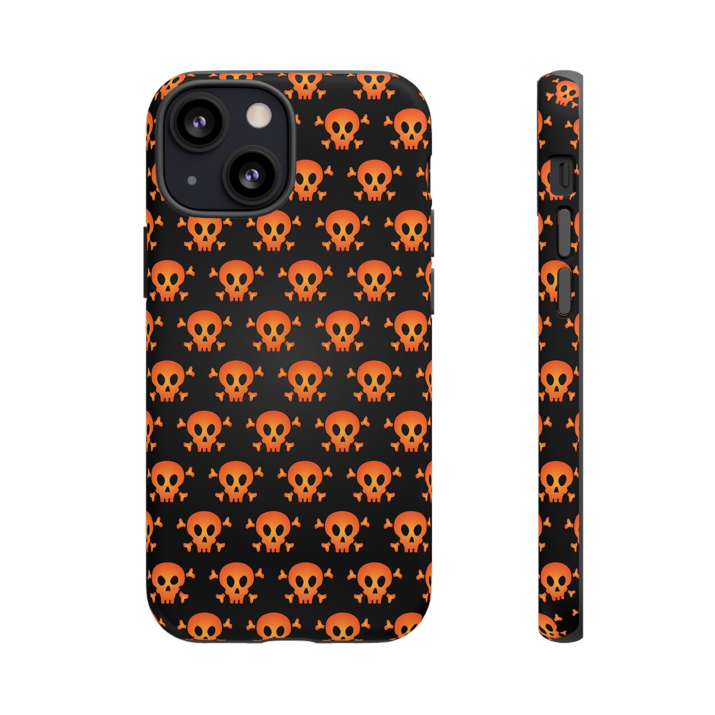 Halloween Skull Phone Case, Spooky Mobile Cover, Trick or Treat Accessory, Goth Gift, Skull Pattern Design