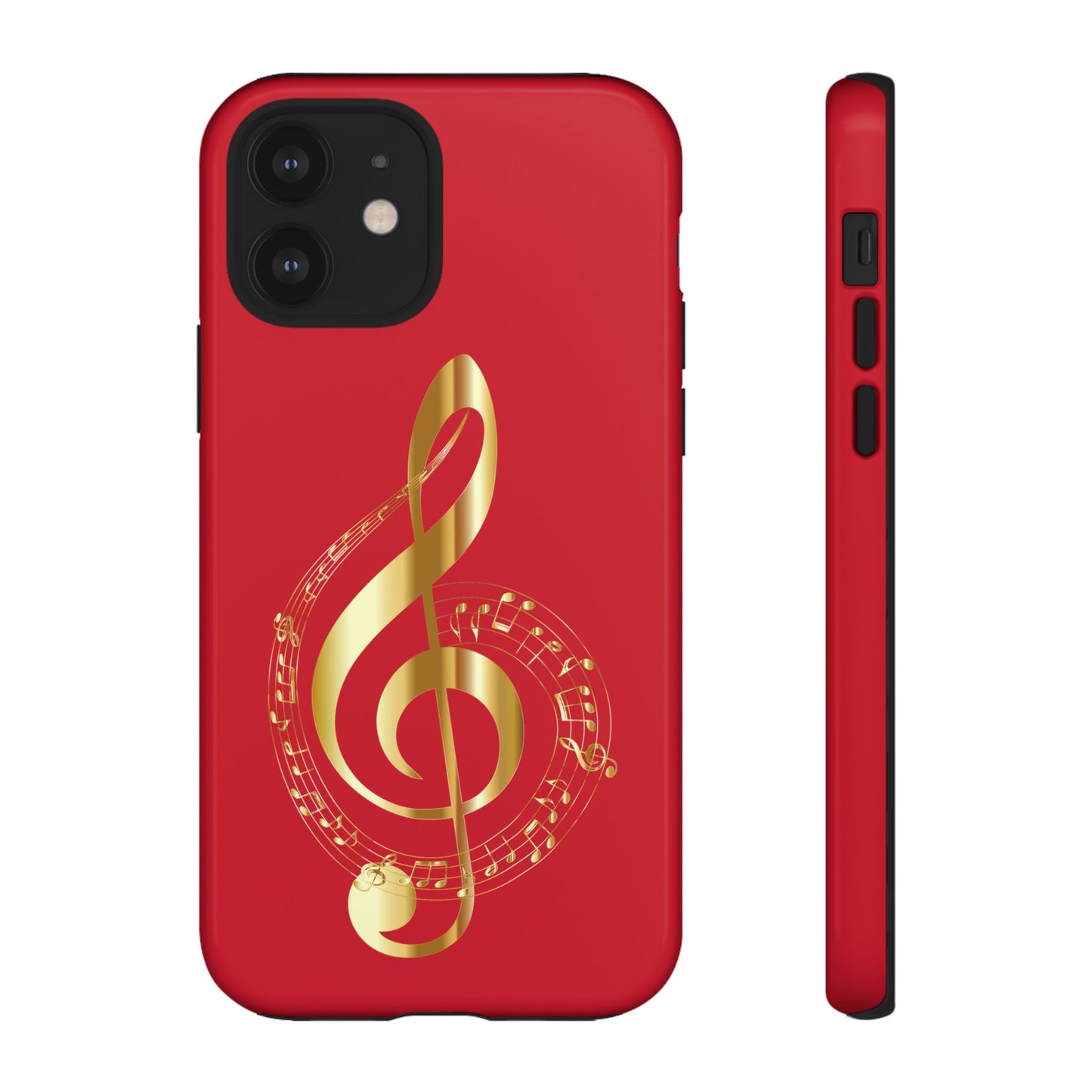 Tough Cases - Red Musical Note