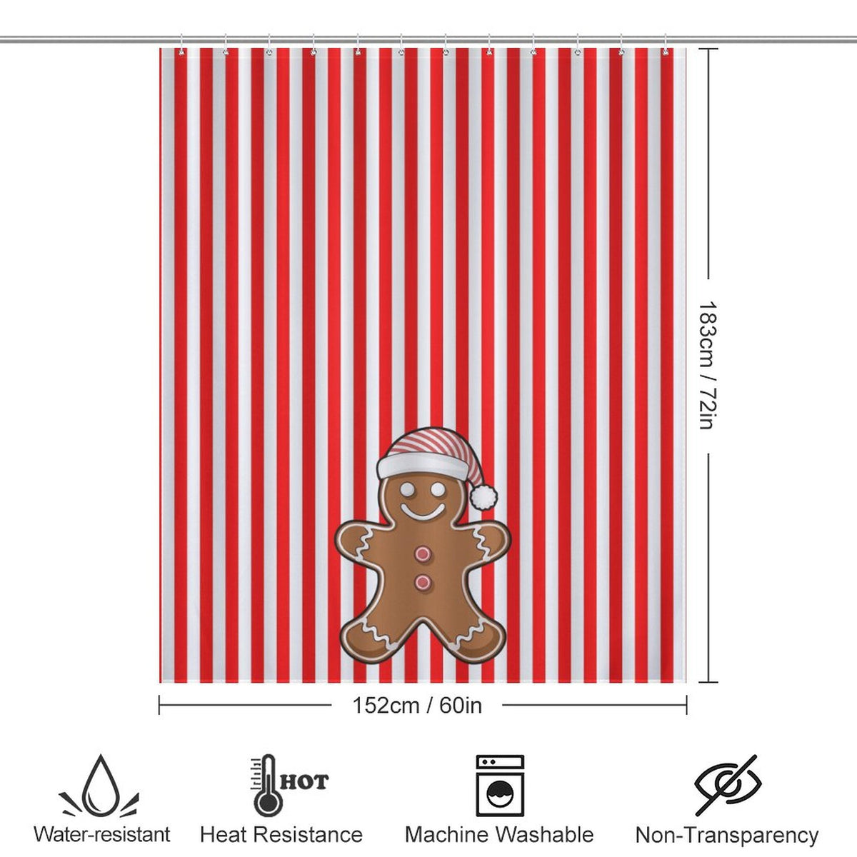 Christmas Shower Curtain