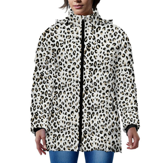 Winter Quilted Long-Sleeve Hooded Outerwear