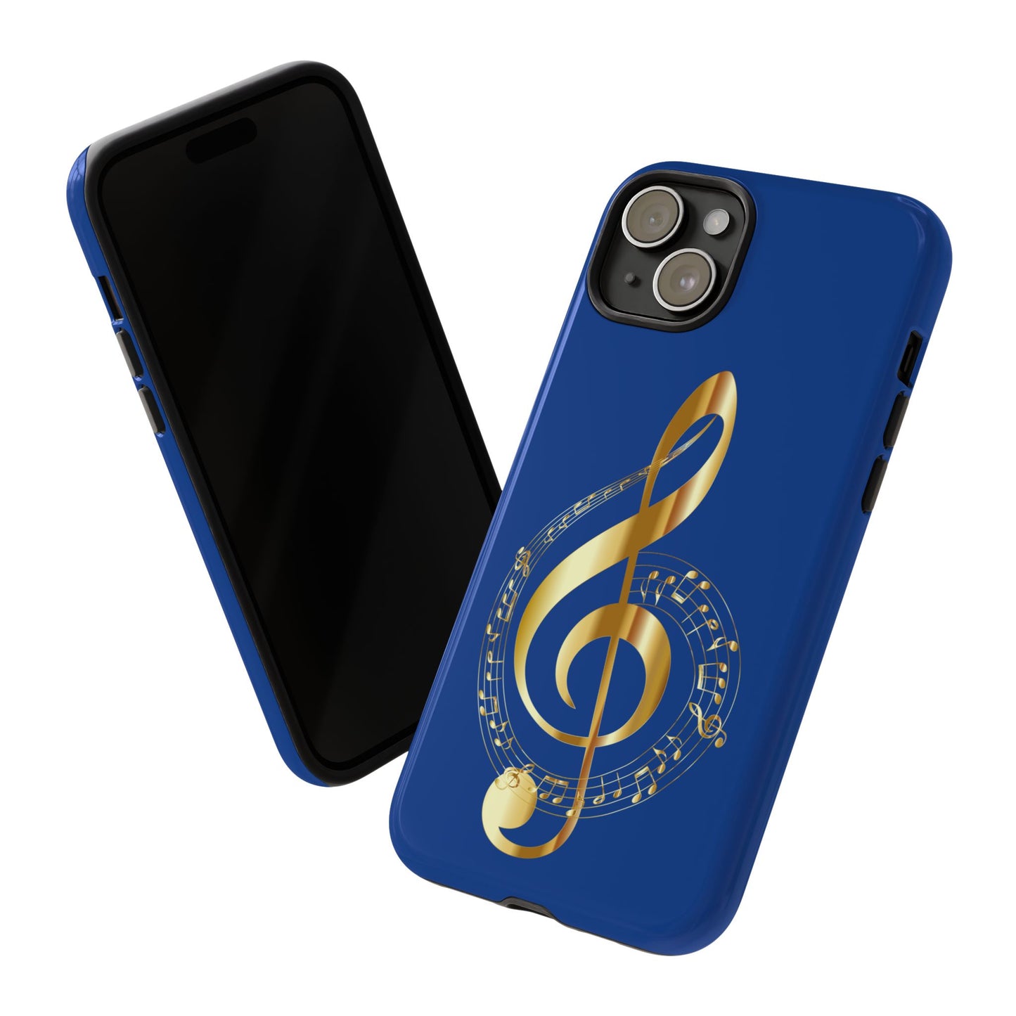 Tough Cases Blue and Gold Musical Note