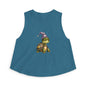 Turtle Wizard Crop Top — Cute Magical Turtle Graphic Tank