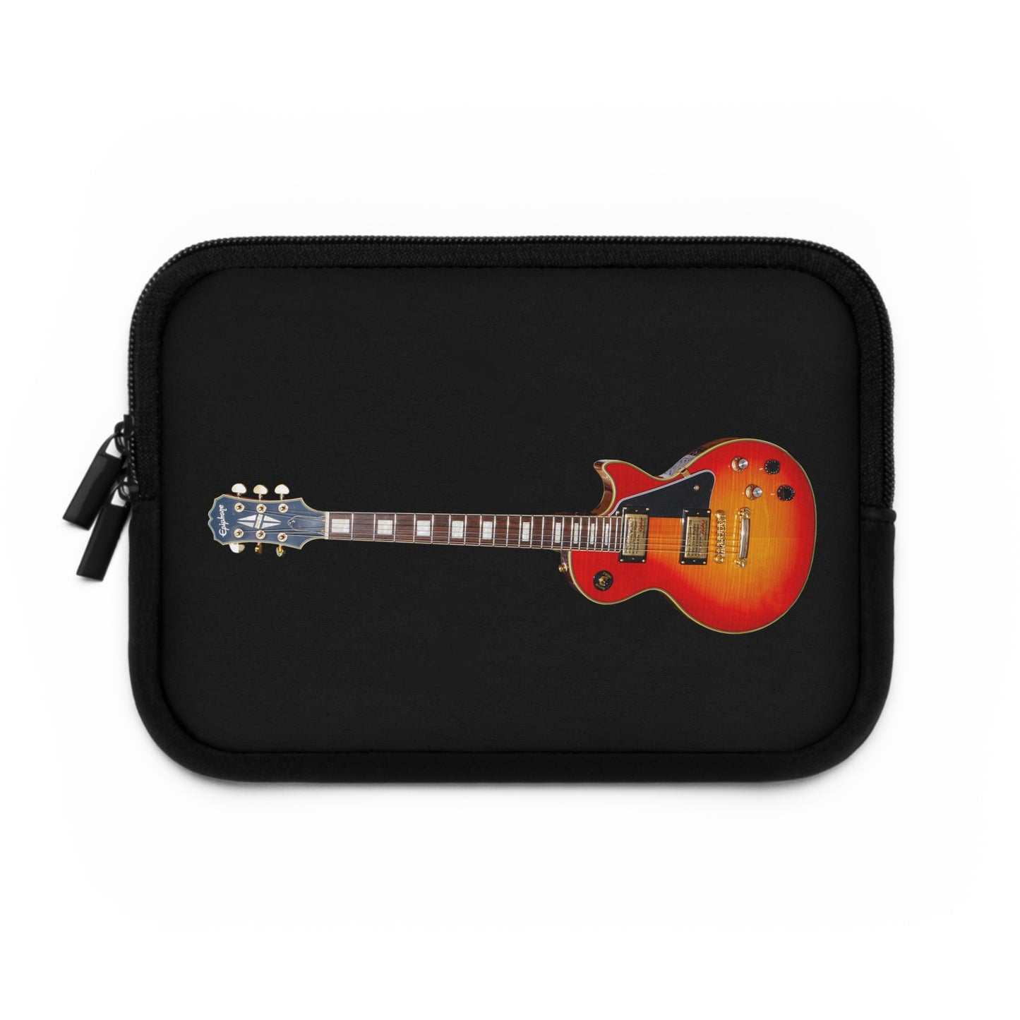Guitar Lover's Laptop Sleeve - Musician Gift, Rock n Roll Accessory, Personalized Laptop Case, Unique Tech Bag, Music Themed Gift