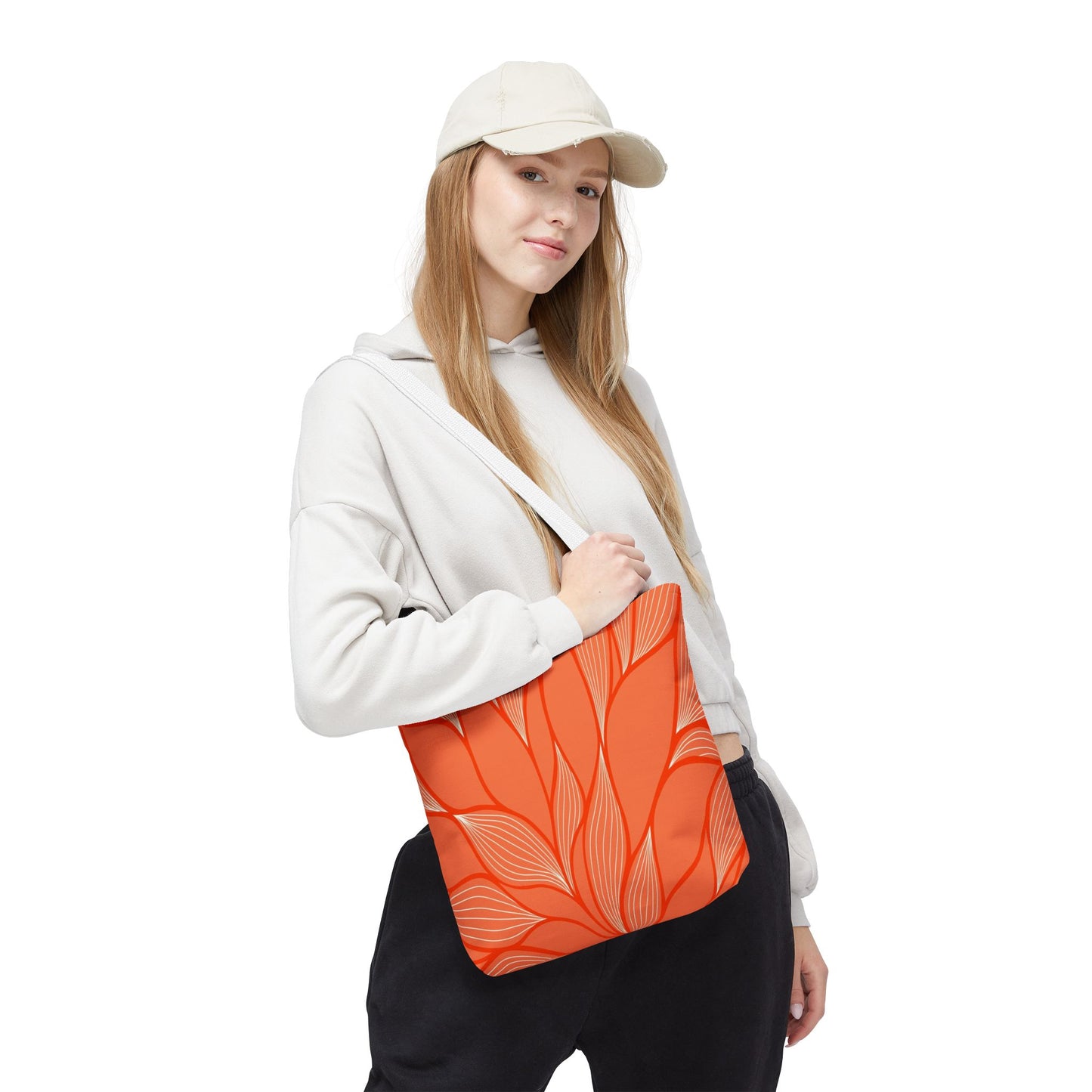 Vibrant Leafy Tote Bag, Stylish Grocery Bag, Eco-Friendly Shopping Tote, Floral Summer Tote, Gift for Plant Lovers