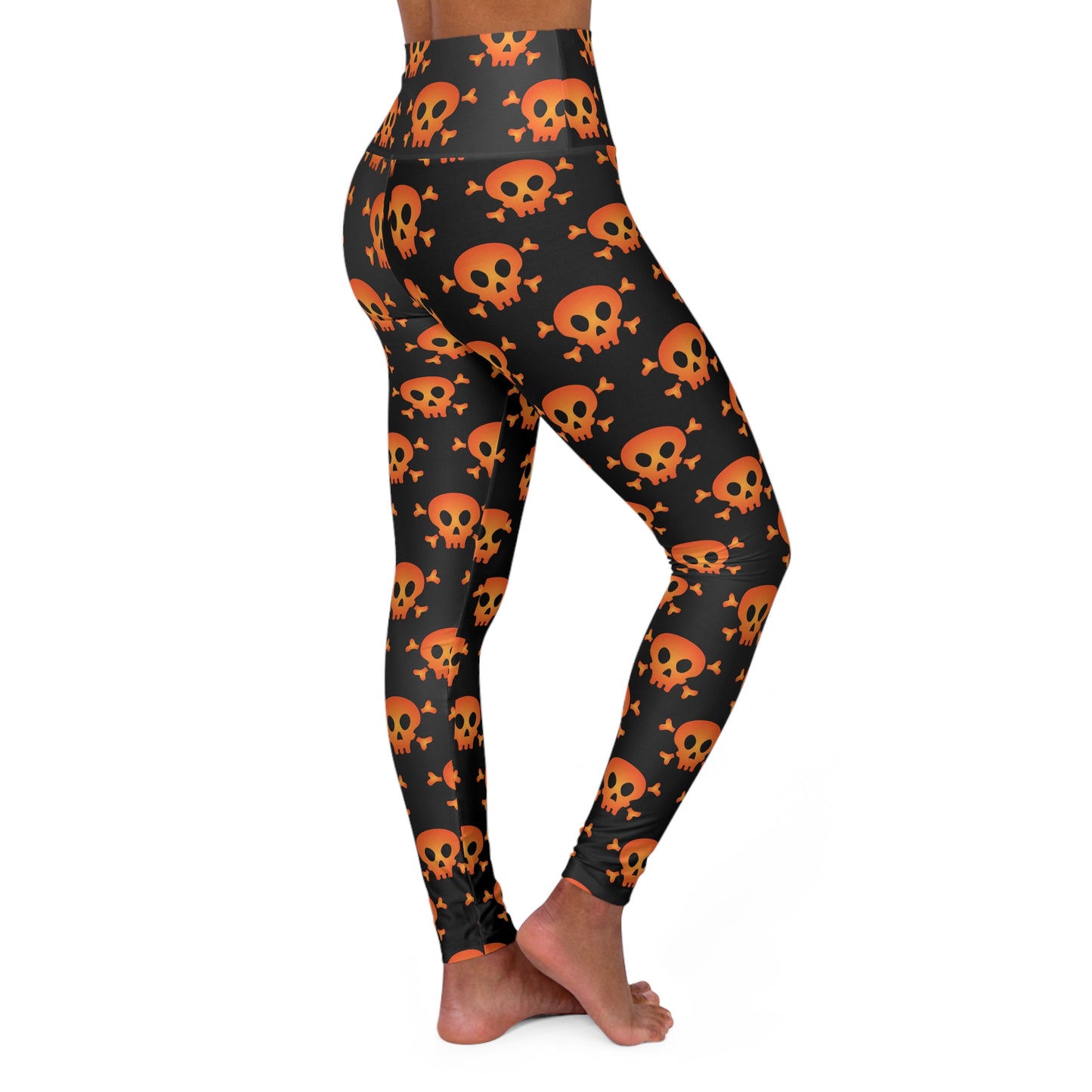 High Waisted Yoga Leggings  Halloween
