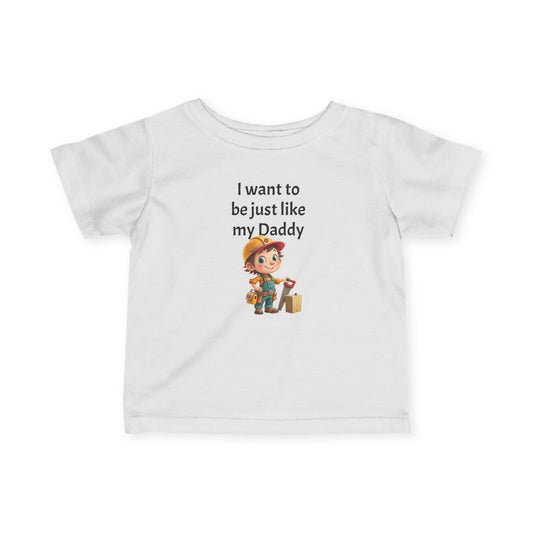 Dad’s Little Helper Infant Tee, Cute Child Shirt, Father’s Day Gift, Toddler Gift Idea, Baby Clothes, Family Matching Outfits