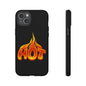 Stylish Phone Case, Hot Flames Design, Gift for Teens, Trendy Accessory, Protective Cover, Unique Phone Case