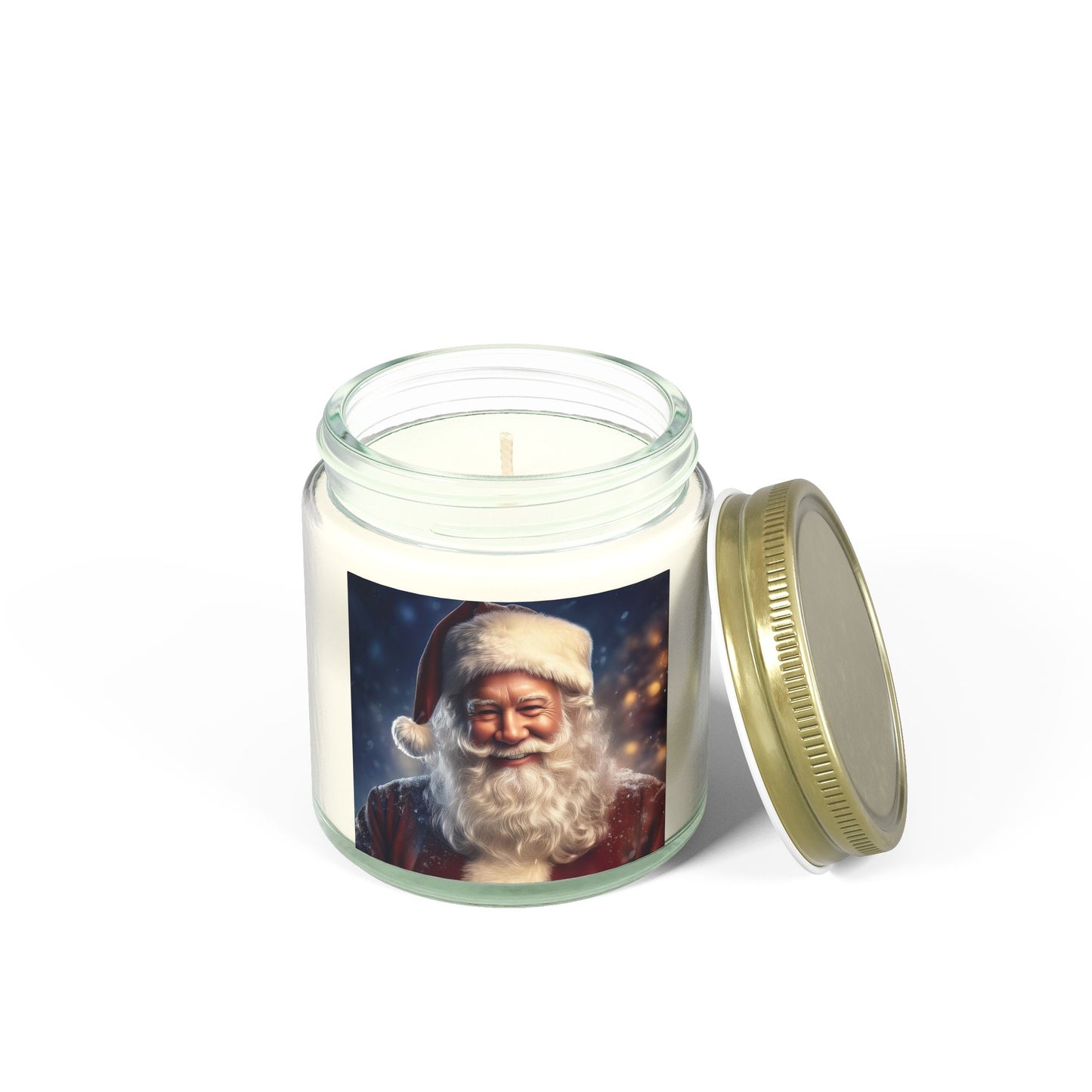 Festive Santa Scented Candle | Holiday Gift, Cozy Home Decor, Christmas Candle, Seasonal Aromatherapy, Unique Stocking Stuffer
