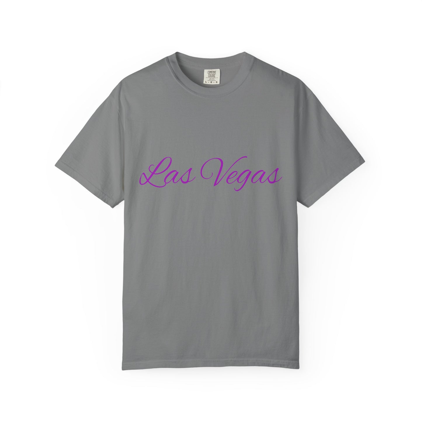 Las Vegas Floral Unisex Garment-Dyed T-Shirt | Vacation Tee, Travel Shirt, Summer Outfit, Gift for Travelers, Retro Las Vegas Design