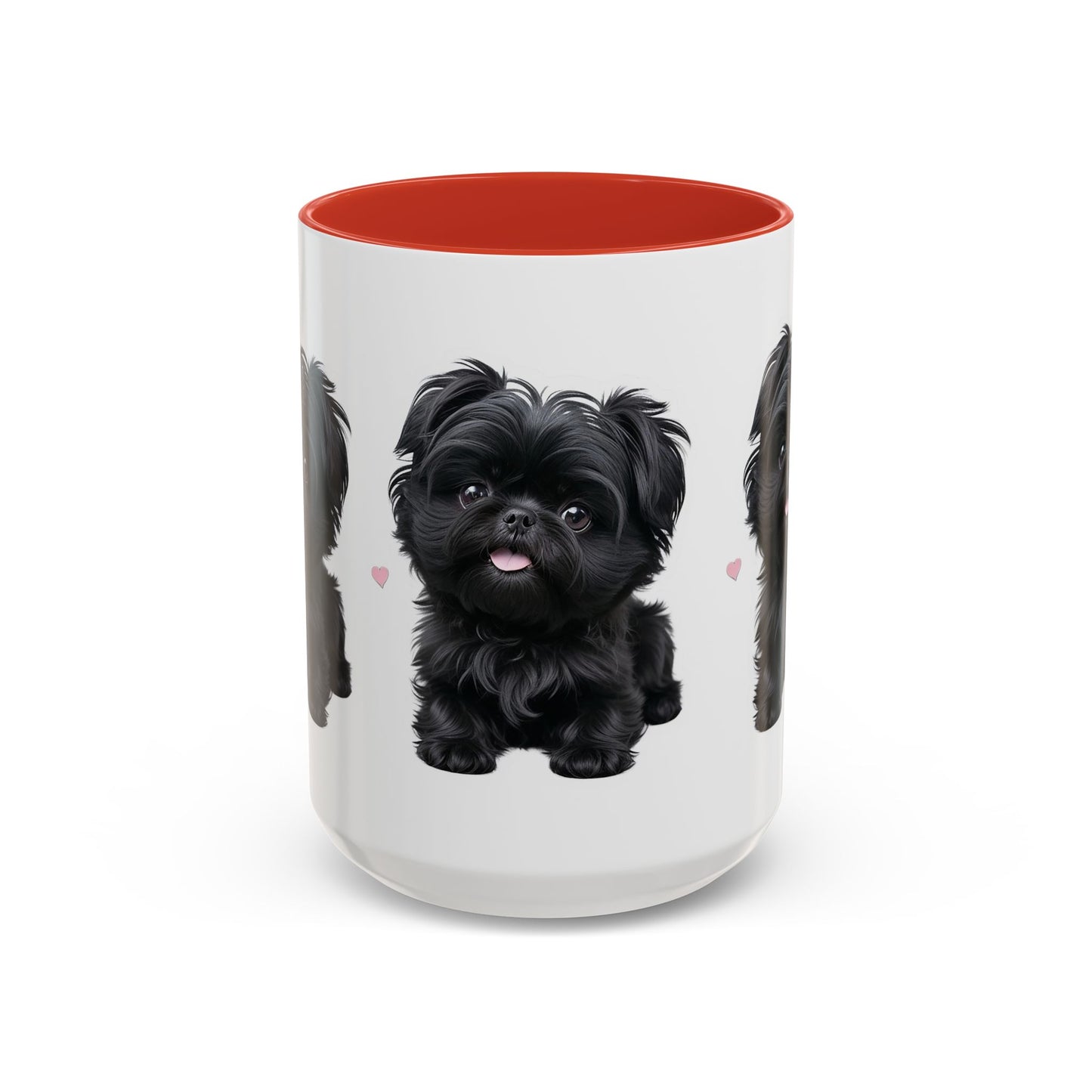 Cute Pug Accent Coffee Mug, Pet Lover Gift, Coffee Cup, Dog Mom Mug, Black Dog Ceramic Mug