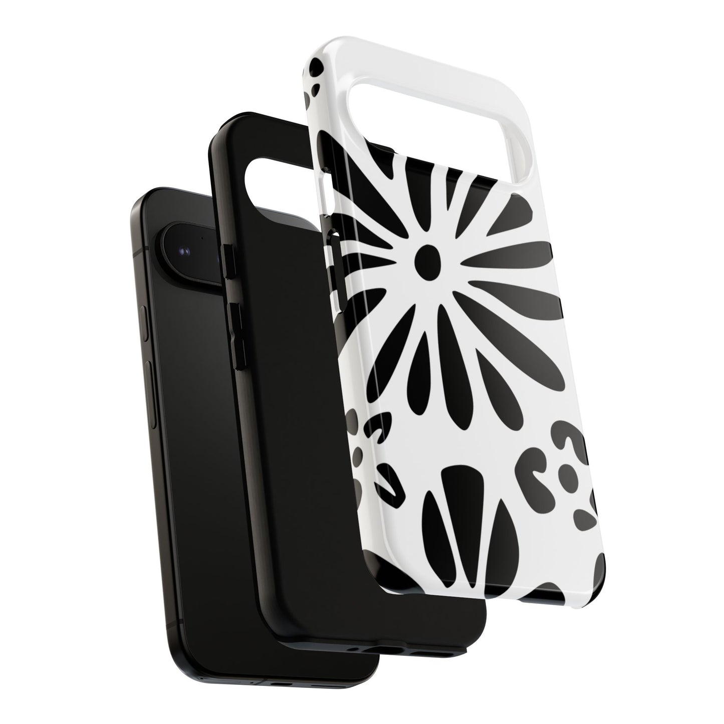 Stylish Phone Case with Floral Design, Tough Phone Cover for Her, Trendy Black and White Cell Phone Case, Unique Gift for Birthdays [...]