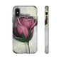 Rose Phone Case – Tough Cases, Floral Phone Cover, Gift for Her, Minimalist Design, Nature Lover's Accessory, Birthday Gift Idea