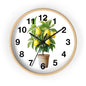 Lemon Tree Wall Clock, Brighten Your Home Decor, Gift for Garden Lovers, Kitchen Wall Clock, Unique Home Accent