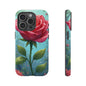 Floral Phone Case, Tough Cases with Elegant Rose Design, Stylish iPhone Cover, Rose Flower Gift for Nature Lovers, Unique Mobile Accessories