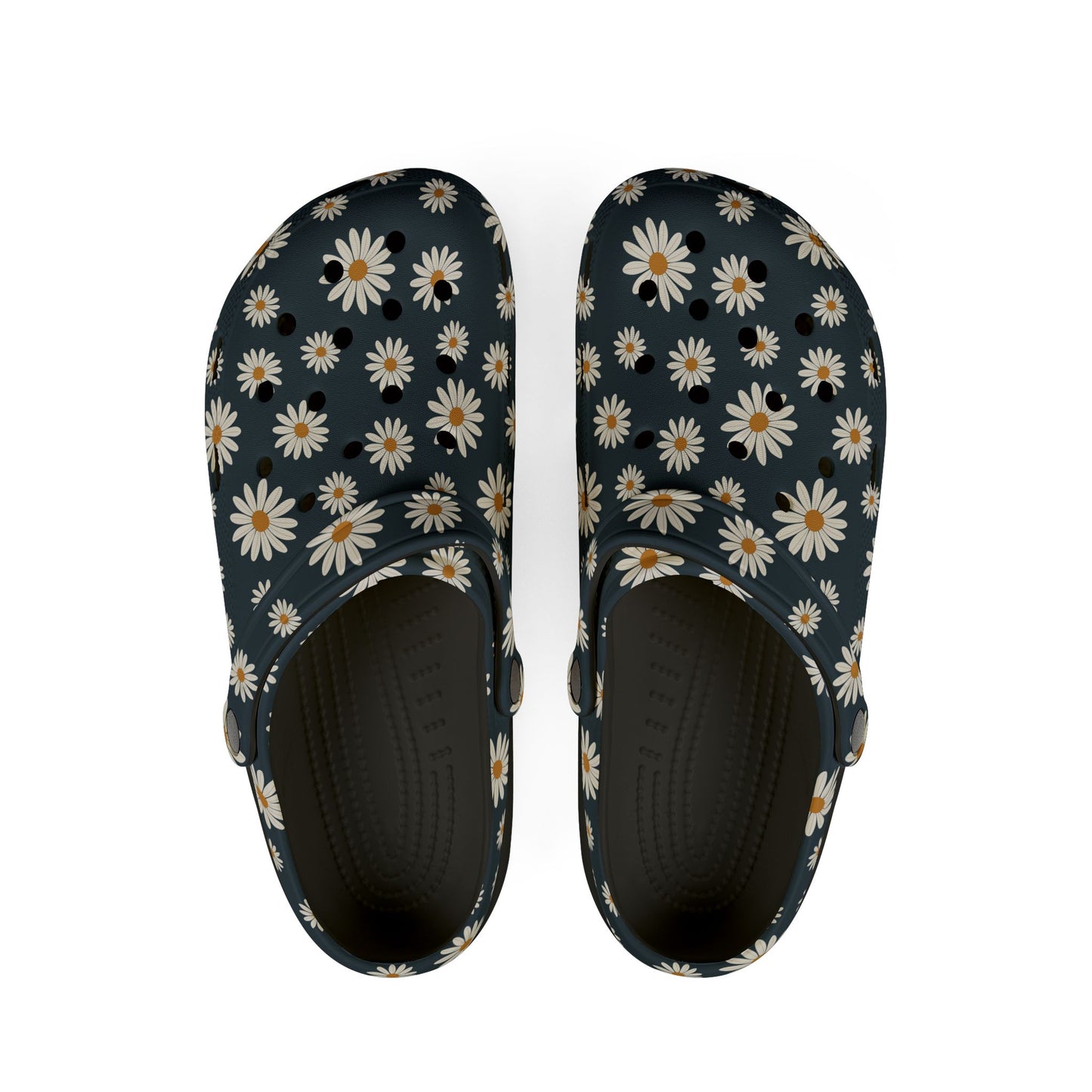 Daisy Print Foam Clogs/ Croc — Comfortable Floral Garden Shoes