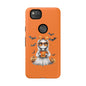 Halloween Ghost Phone Case, Cute Cat Ghost Case, Autumn Phone Cover, Spooky Season Gift, Trick or Treat Case
