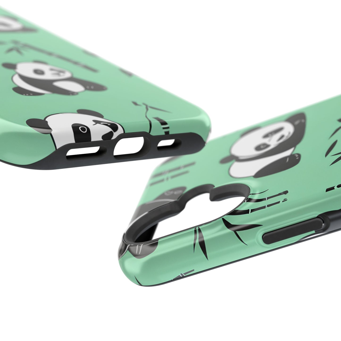 Panda Bamboo Magnetic Impact-Resistant Phone Case