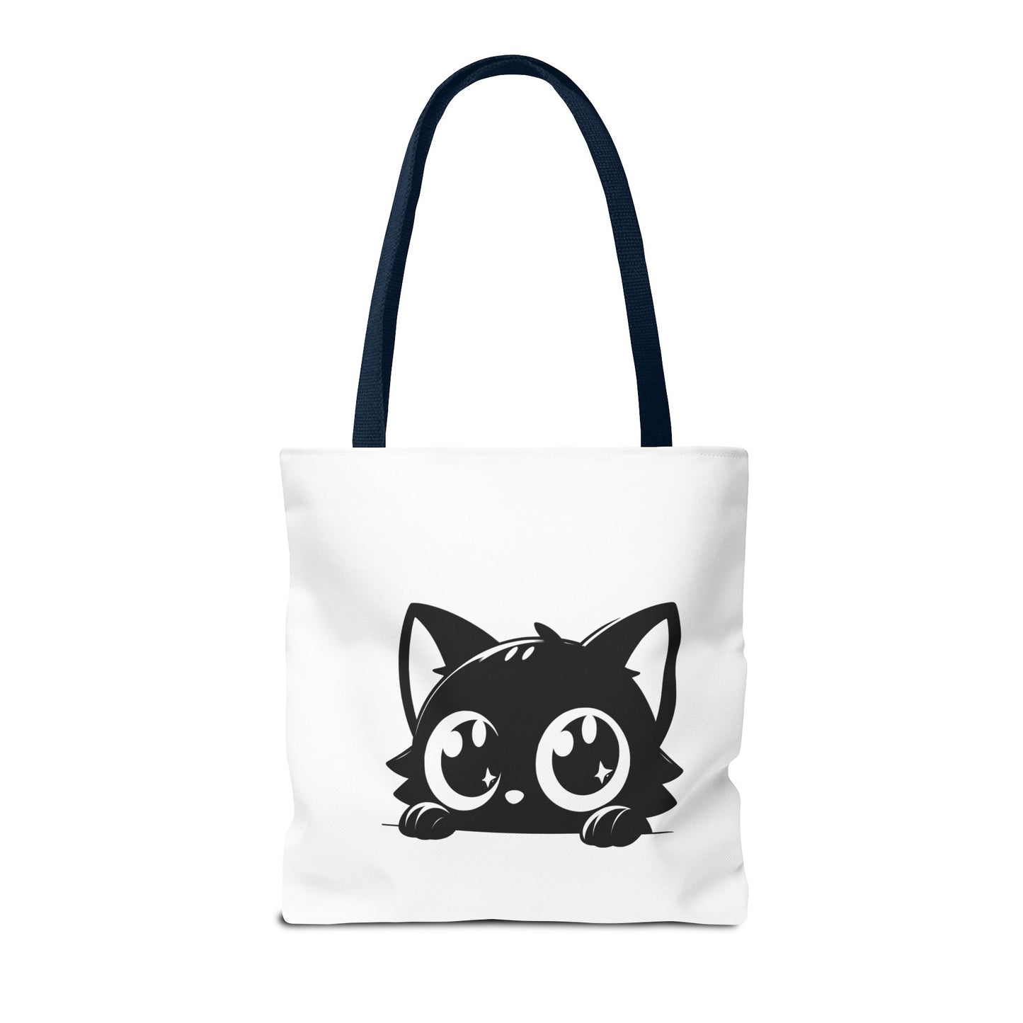 Adorable Cat Face Tote Bag | Cute Kitten Shopping Bag | Gift for Cat Lovers | Everyday Use | Eco-Friendly Accessory