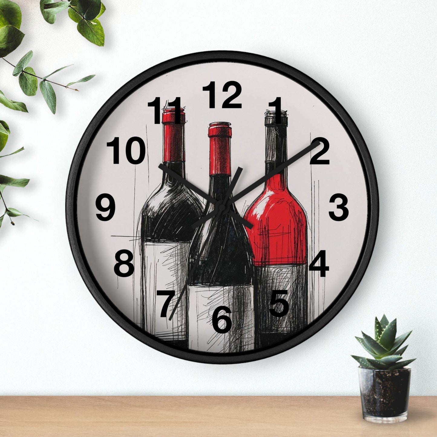 Wine Lovers Wall Clock, Decorative Timepiece for Kitchen, Bar, Home, Unique Gift for Wine Enthusiasts, Rustic Decor, Perfect for [...]