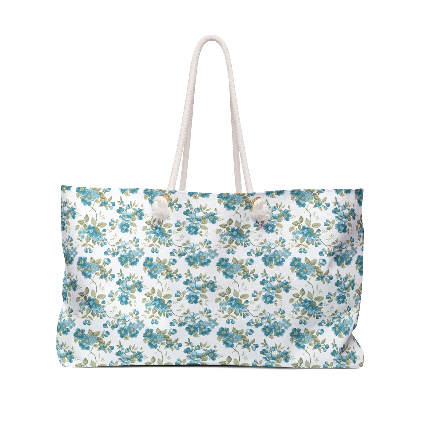 Chic Floral Weekender Bag, Travel Tote, Overnight Bag, Beach Bag, Stylish Carryall, Floral Print Handbag