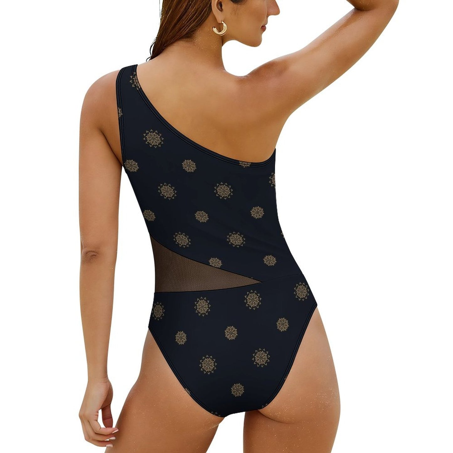 Mesh One-Piece Swimsuit