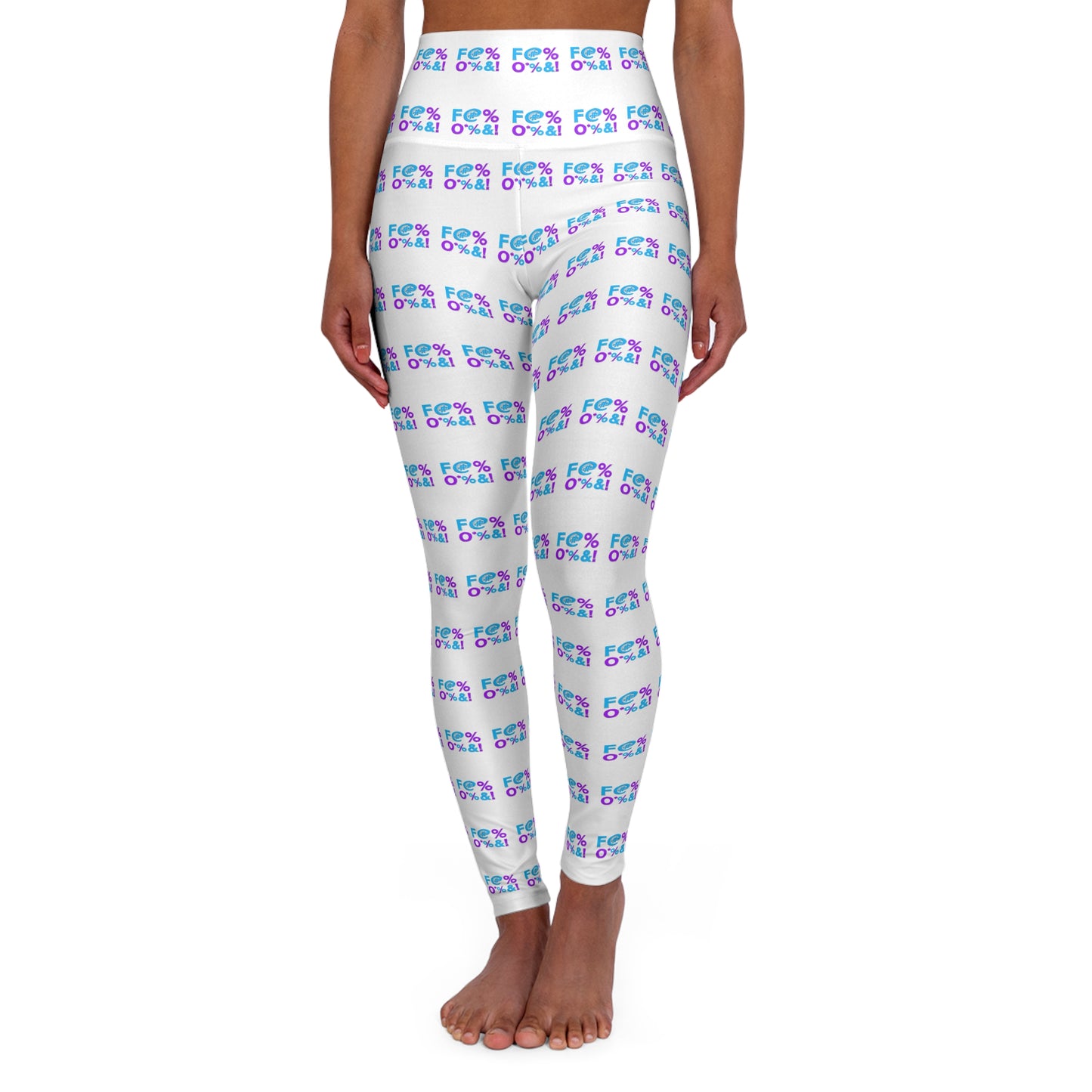 Fun Colorful High Waisted Yoga Leggings