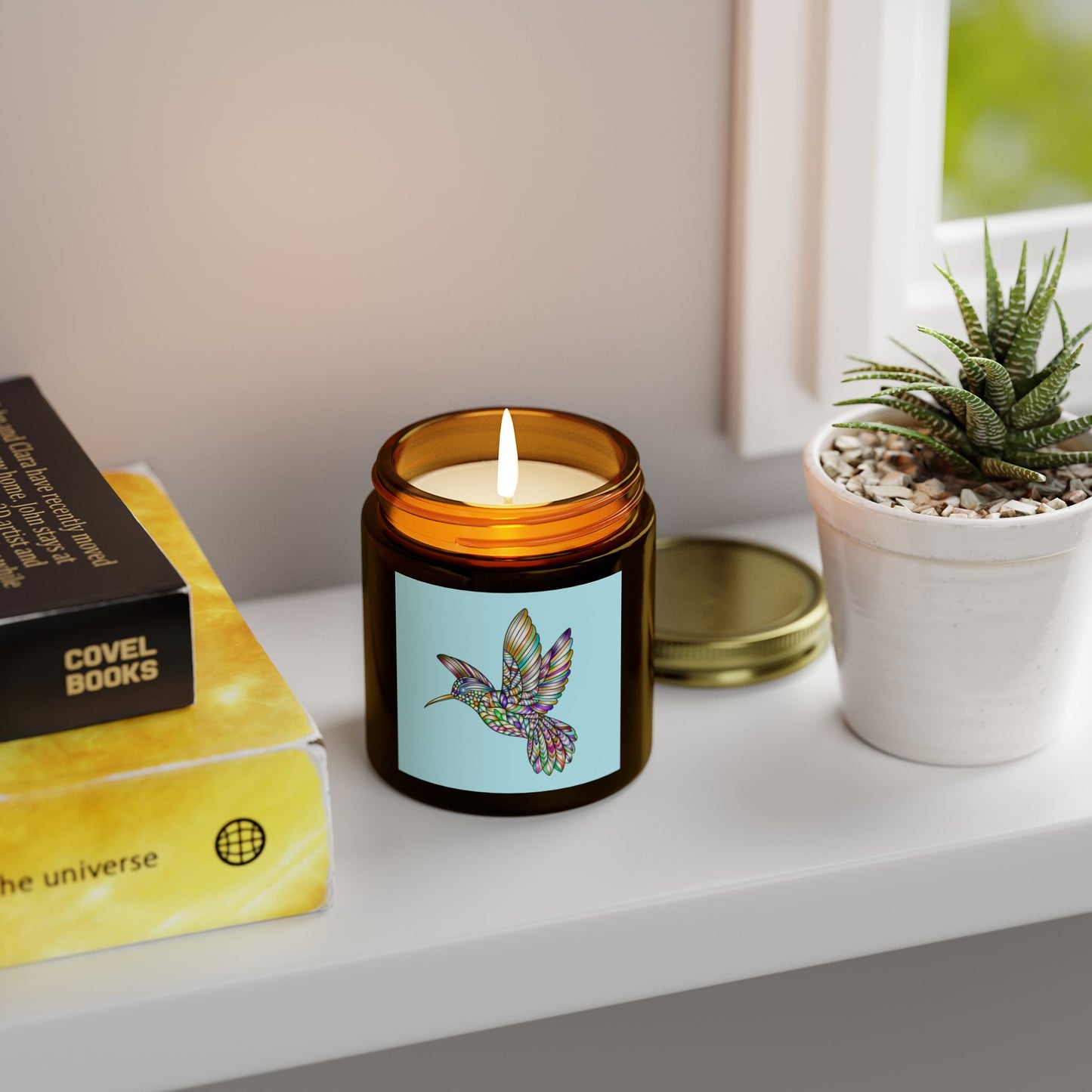 Scented Candles, Aromatic Calm, Relaxation Gift, Eco-Friendly Home Decor, Aromatherapy Candle, Unique Candle Design, Gift for Her