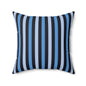 Stylish Striped Square Pillow, Decorative Throw Pillow, Modern Home Decor, Accent Cushion, Cozy Gift for Friends