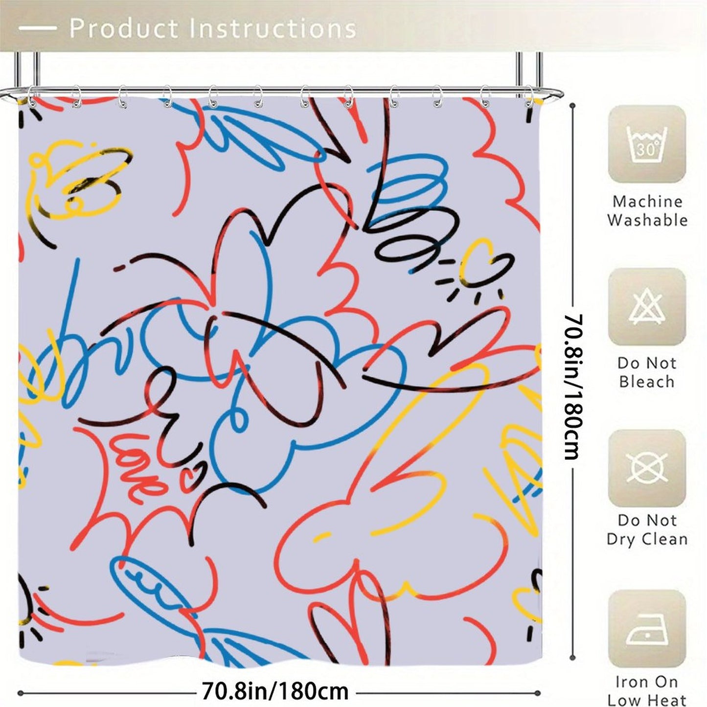 Waterproof Shower Curtain