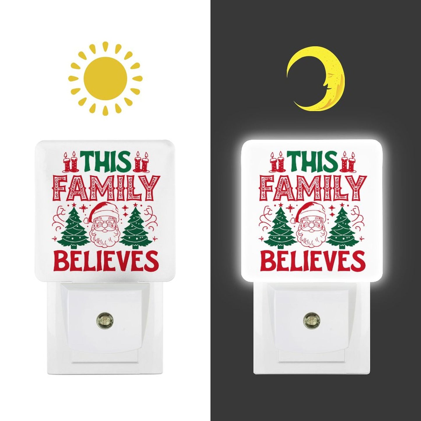 Night Light  4.5"x3"x2"/11.2x7.5x5cm This Family Believes