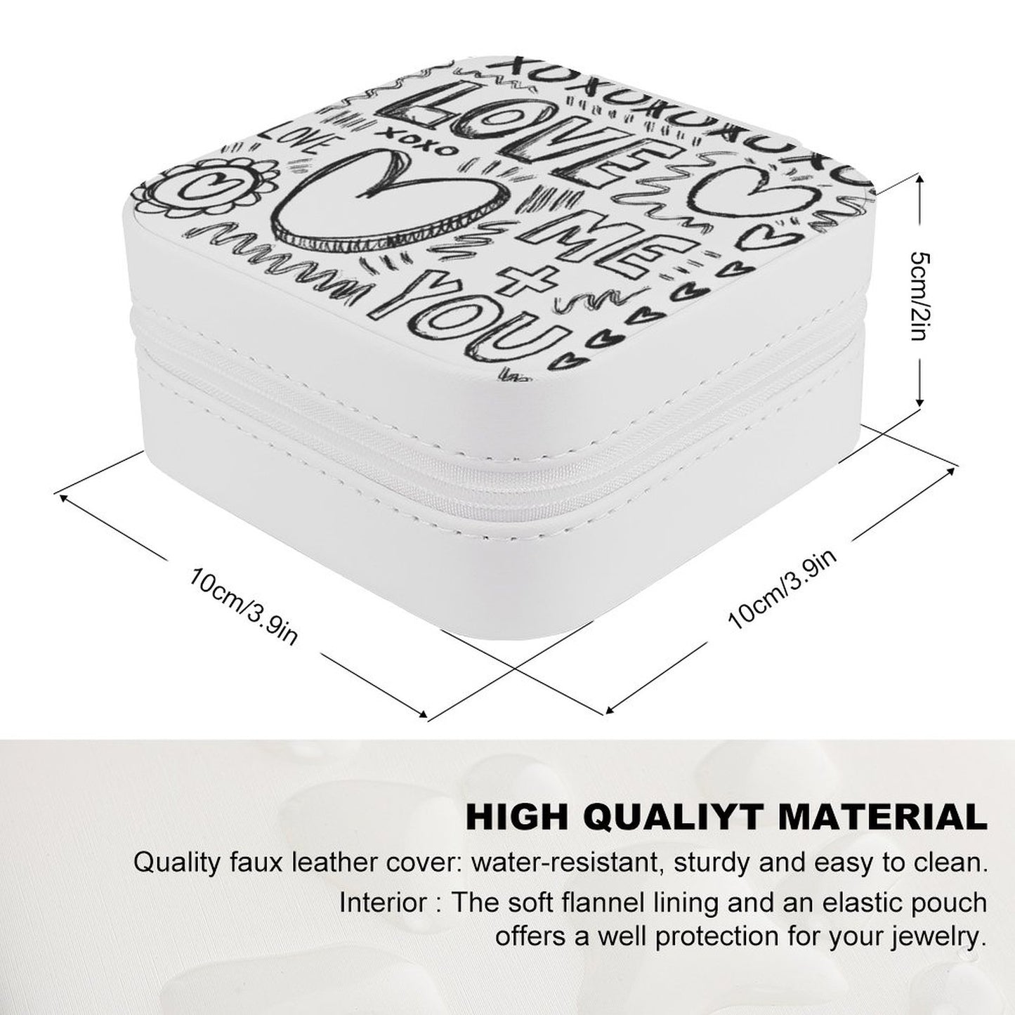 PU Portable Travel Jewelry Box