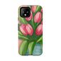 Floral Phone Case with Vibrant Tulips - Tough Cases for Garden Lovers, Spring Gifts, Nature Enthusiasts, Unique Gadget Accessories, [...]
