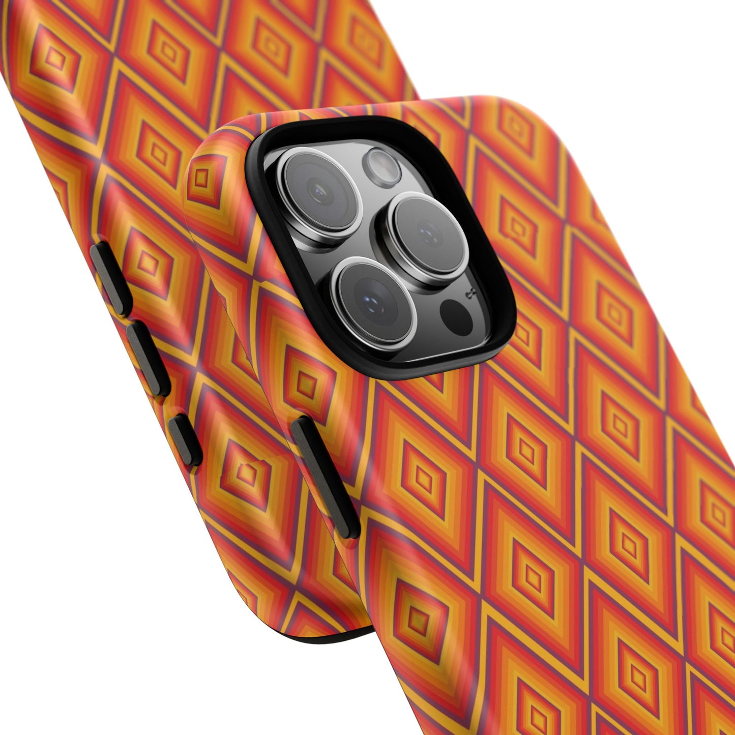 Geometric Phone Case, Tough Cases for Protection, Stylish Smartphone Cover, Vibrant Patterned Phone Accessory, Unique Gift Idea, [...]