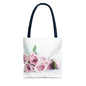 Floral Tote Bag, Elegant Rose Design