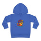 Cool Cat Toddler Hoodie - Fleece Pullover with Colorful Lion Design, Kids Clothing, Fun Gift, Casual Wear, Playtime Essentials
