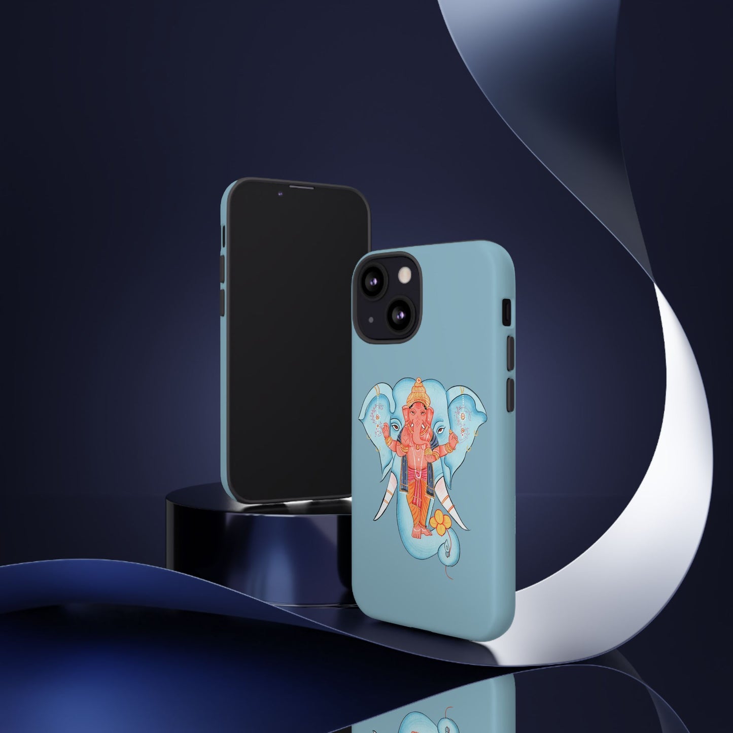 Tough Cases: Ganesh-Inspired Phone Case, Bohemian Phone Cover, Hindu Art Accessory, Festival Gift, Protective Phone Shell
