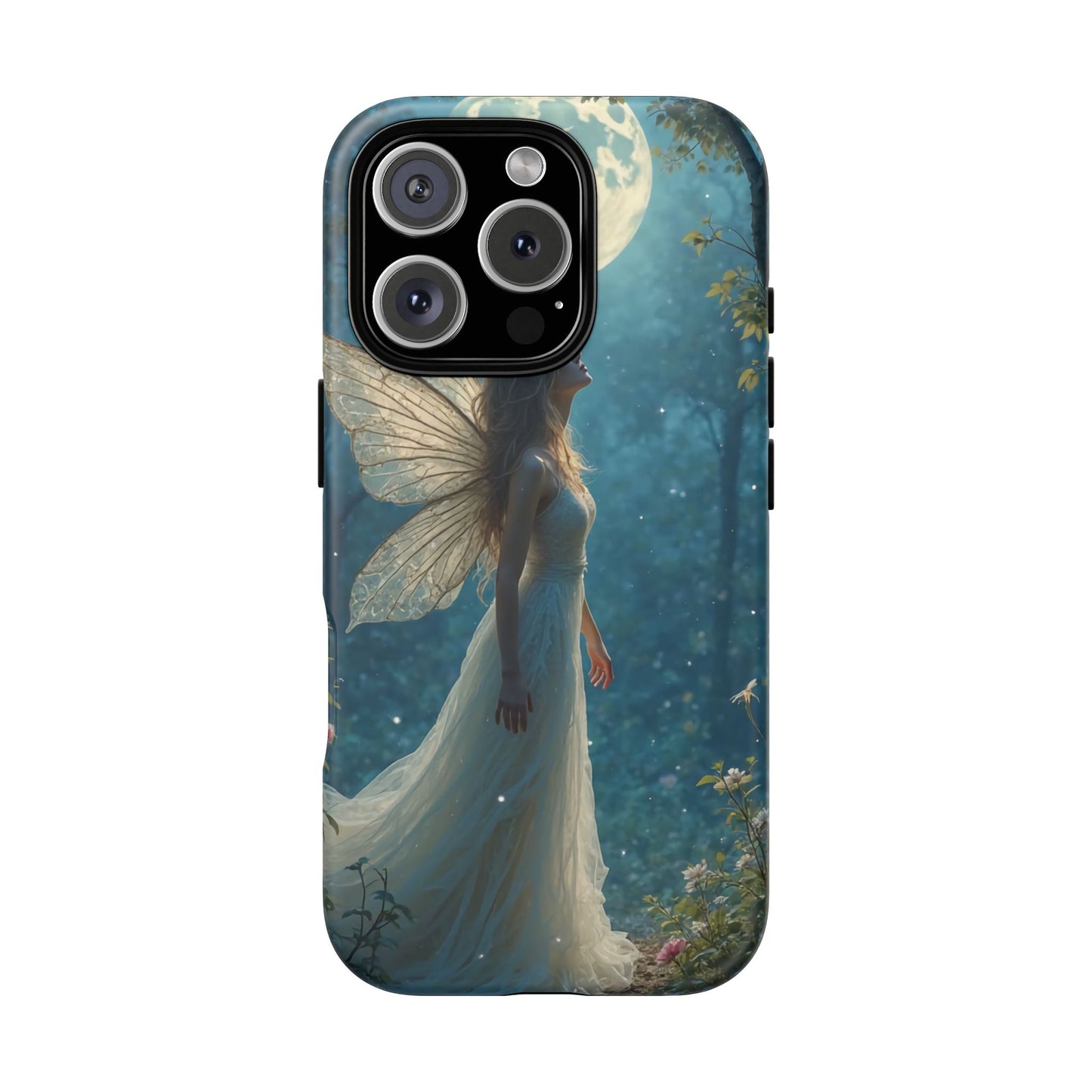 Fairy Moon Phone Case | Tough Cases for Nature Lovers, Fantasy Gift, Boho Phone Accessory, Ethereal Aesthetic, Magical Design