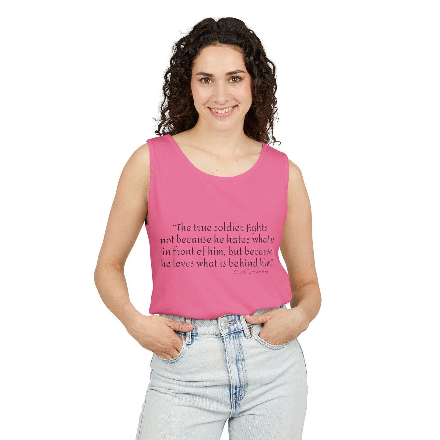 Inspirational Quote Tank Top for Men Women