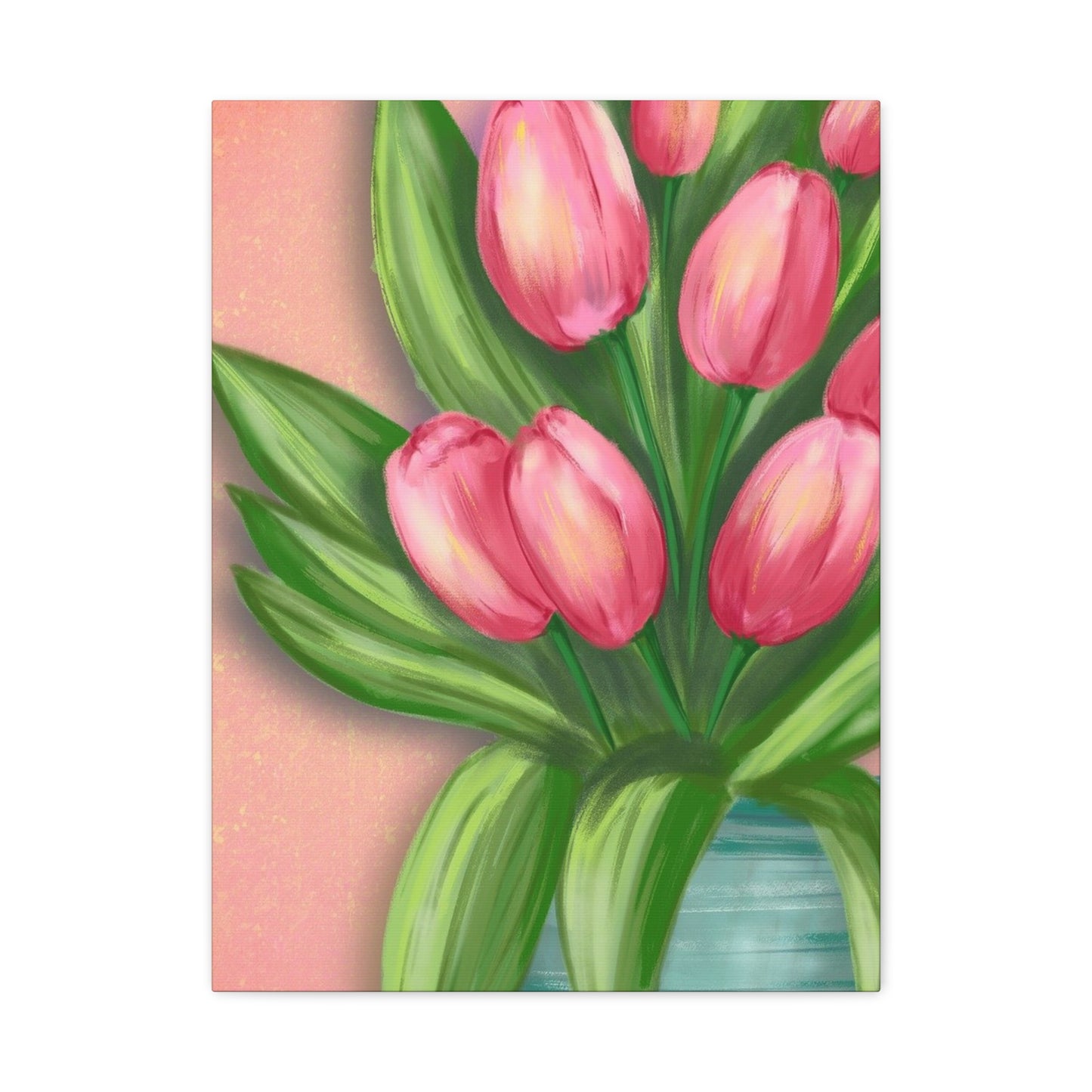 Matte Canvas, Stretched, 1.25" Tulips