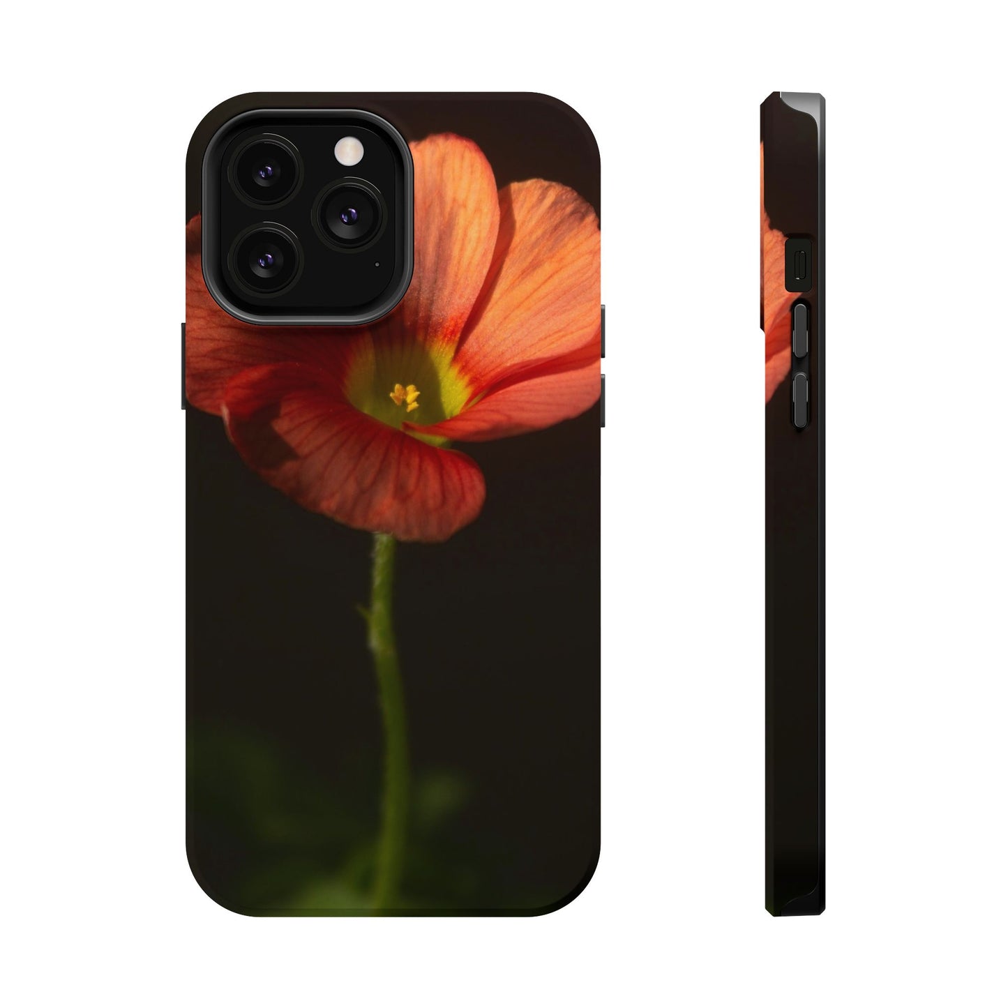 Poppy Bloom Magnetic Impact Phone Case — Slim Protective Floral Design