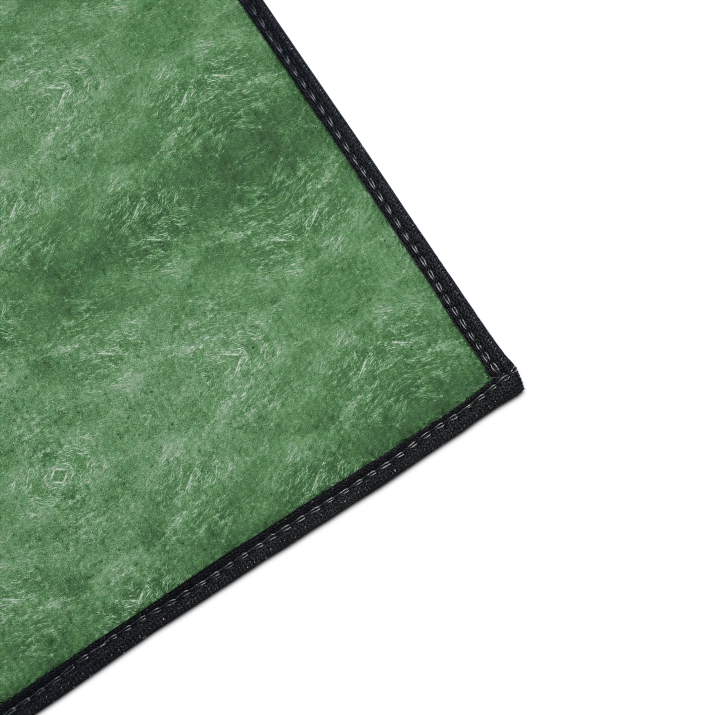 Green Textured Heavy-Duty Floor Mat — Durable Indoor/Outdoor Entry Rug