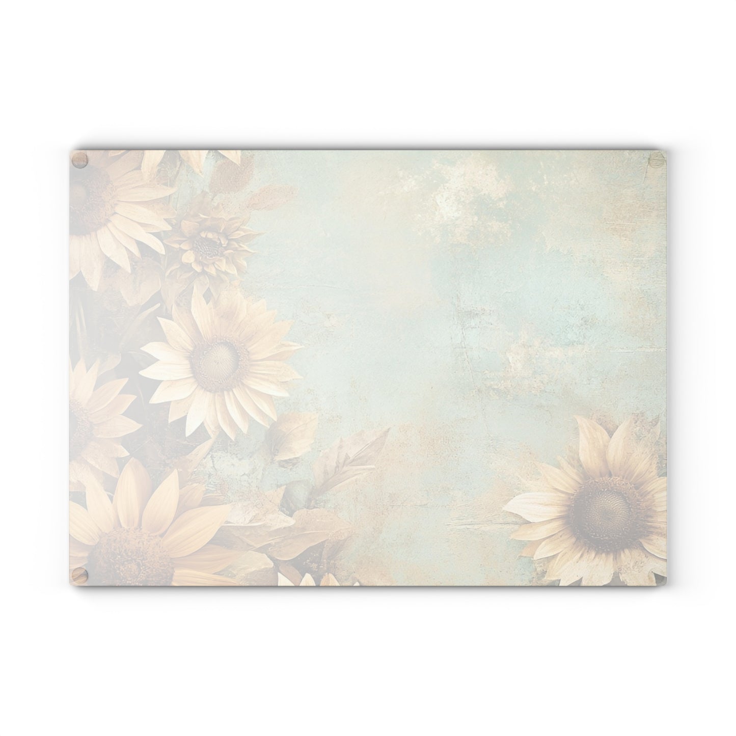 Sunflower Glass Cutting Board, Rustic Kitchen Decor, Unique Gift for Foodies & Home Chefs, Spring & Summer Serving Platter, Floral [...]