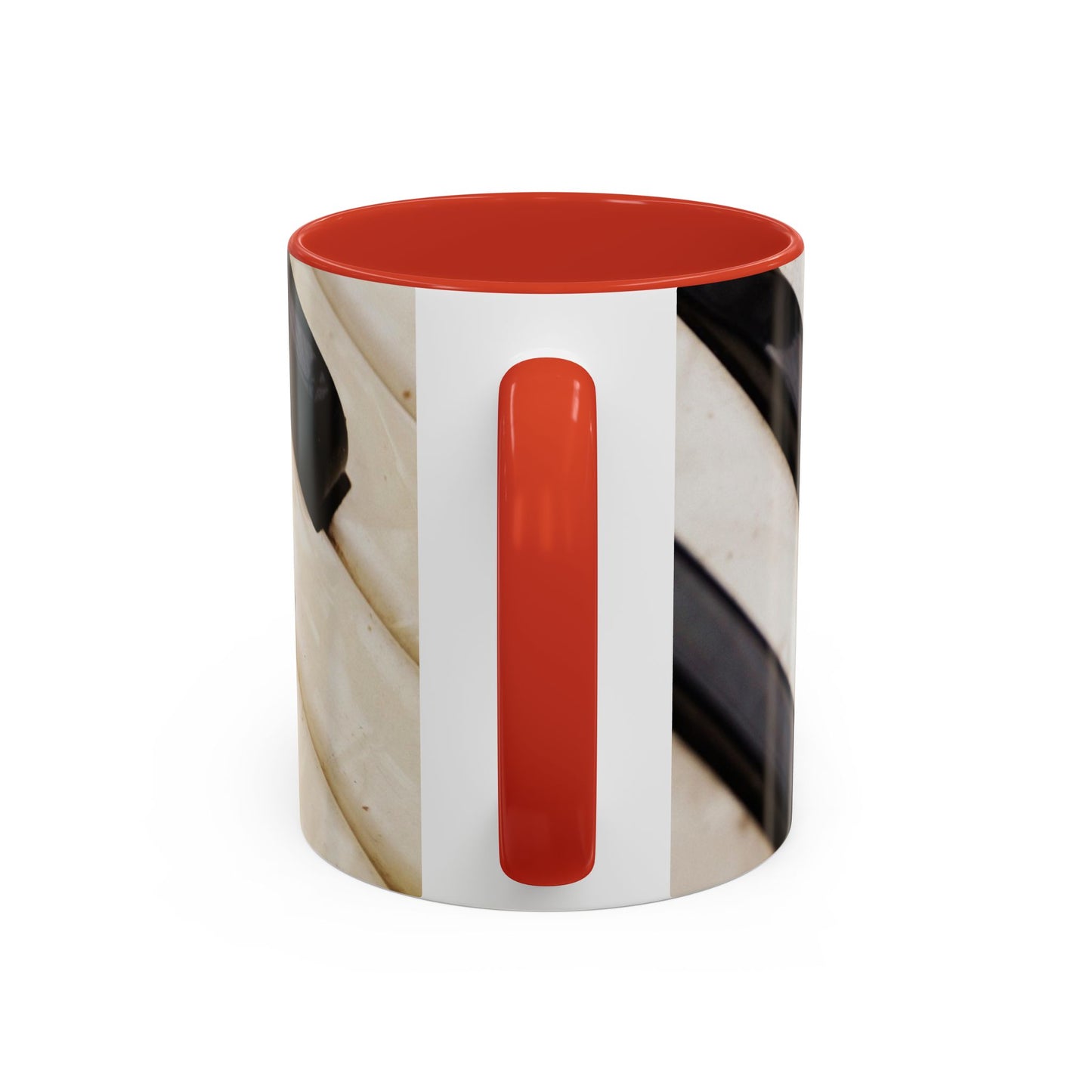 Musical Accent Coffee Mug | Piano Design, Coffee Lover Gift, Musician Mug, Stylish Drinkware, Home & Office Decor