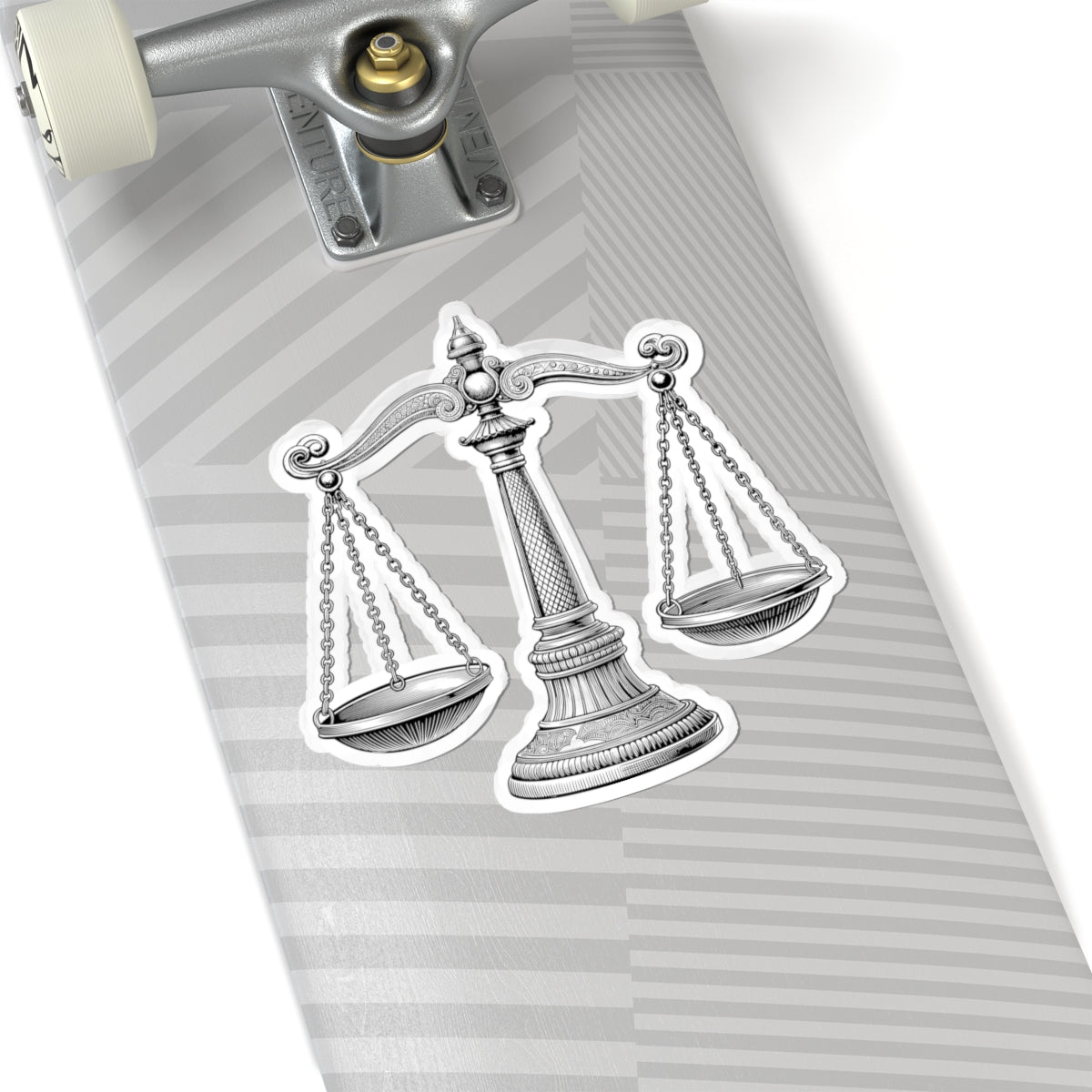 Justice Scale Kiss-Cut Stickers - Law Decor for Legal Professionals